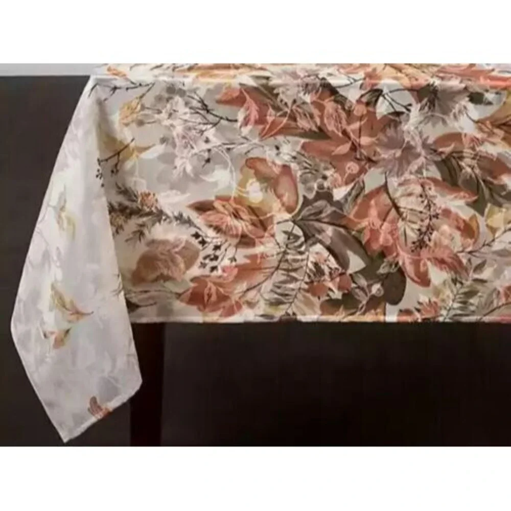 Thanksgiving Tablecloth Fabric Autumn Bouquet Harvest 60x120